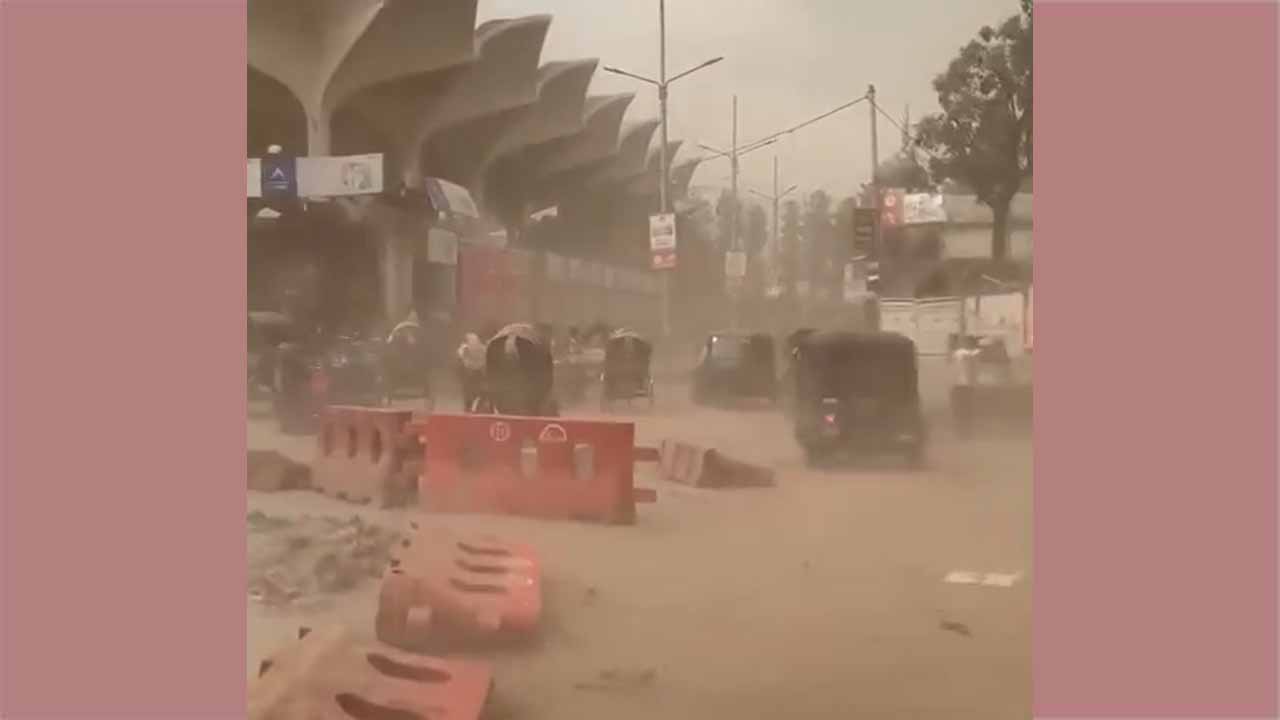 দূষিত বায়ুর শহরের তালিকায় ঢাকা আজ দ্বিতীয়